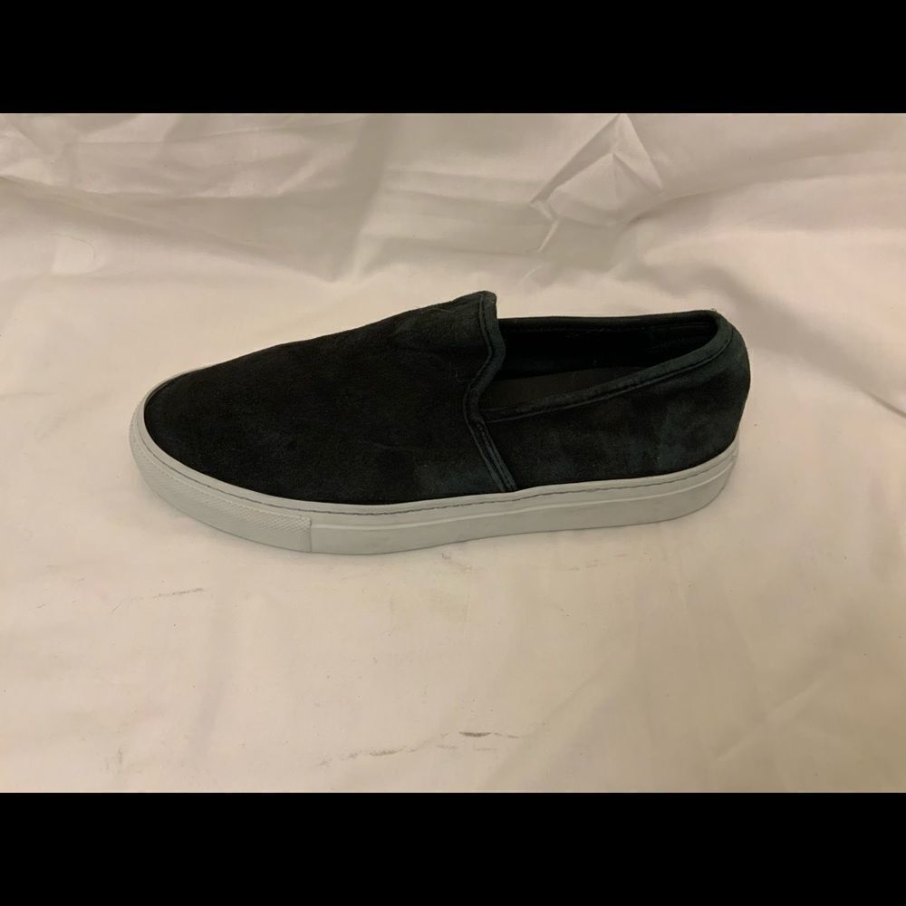 Jenni Kayne Black Suede Slider Slip On Sneaker size 39